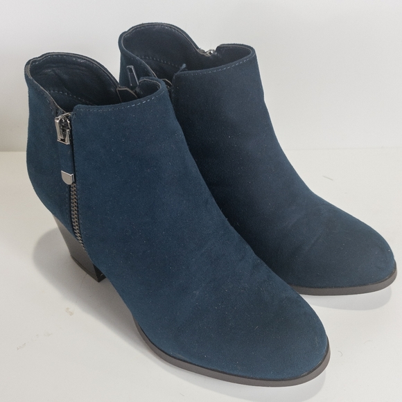 Style & Co Masrinaa Ankle Booties Navy -5.5 - Picture 6 of 9